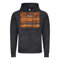 Vintage Black leopard serape background Vintage Hoodie - AdoDesignShop