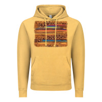 Vintage Mustard leopard serape background Vintage Hoodie - AdoDesignShop