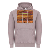 Vintage Zinc leopard serape background Vintage Hoodie - AdoDesignShop