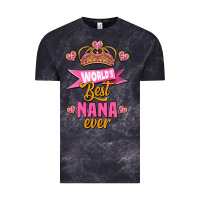 Cloud Black world's best nana ever Vintage Tee - Jasminsmagicworld
