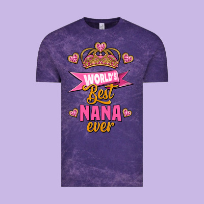 World's Best Nana Ever Vintage Tee Designed By Jasminsmagicworld