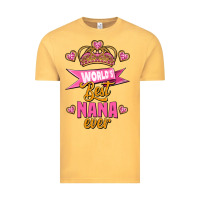 Vintage Mustard world's best nana ever Vintage Tee - Jasminsmagicworld