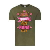 Vintage Olive world's best nana ever Vintage Tee - Jasminsmagicworld