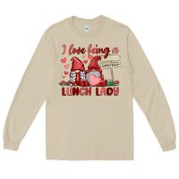 Mushroom i love being a lunch lady Long Sleeve Tee - MaliasSmallBusiness