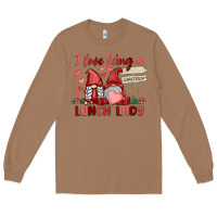 Toasted Coconut i love being a lunch lady Long Sleeve Tee - MaliasSmallBusiness