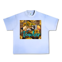 Grape Ice Western Teacher Pencil With Sunflowers Urban Heavy Tee - LillyAllenDesigns