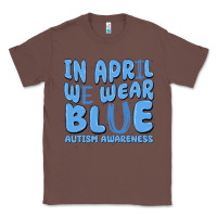 Chestnut in april we wear blue autism awareness Classic Tee - MaliasSmallBusiness