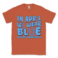 Copper in april we wear blue autism awareness Classic Tee - MaliasSmallBusiness