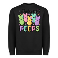 Black what's up peeps Heavyweight Sweatshirt - MaliasSmallBusiness