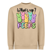 Mushroom what's up peeps Heavyweight Sweatshirt - MaliasSmallBusiness