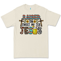 Bone raised on sweet and tea jesus Premium Tee - CowhideDigitalArt