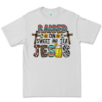 Raised On Sweet And Tea Jesus Premium Tee | Teevron