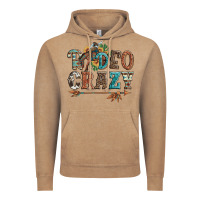Vintage Coffee rodeo crazy bucking bronco cowboy Vintage Hoodie - Artiststas
