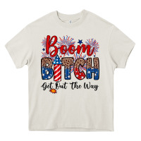 Cream Boom bitch get out the way Heavy Core Tee - Neo Western