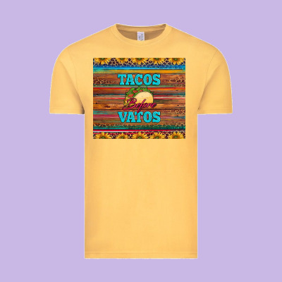 Tacos Before Vatos Vintage Tee Designed By Barkaloodesign