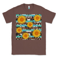 Chestnut sunflower western seamless revize Classic Tee - AdoDesignShop