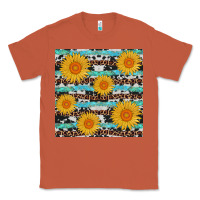 Copper sunflower western seamless revize Classic Tee - AdoDesignShop