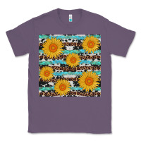 Lavender sunflower western seamless revize Classic Tee - AdoDesignShop