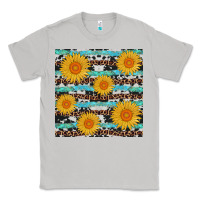 Moon Dust sunflower western seamless revize Classic Tee - AdoDesignShop