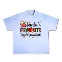 Grape Ice santa's favorite teacher assistant Urban Heavy Tee - AdoDesignShop