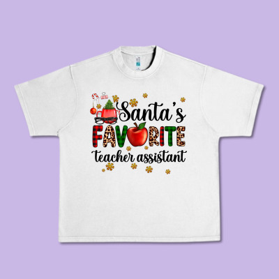 Santa's Favorite Teacher Assistant Urban Heavy Tee Designed By Adodesignshop