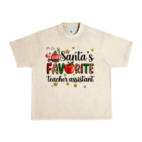 Sandshell santa's favorite teacher assistant Urban Heavy Tee - AdoDesignShop
