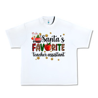White santa's favorite teacher assistant Urban Heavy Tee - AdoDesignShop