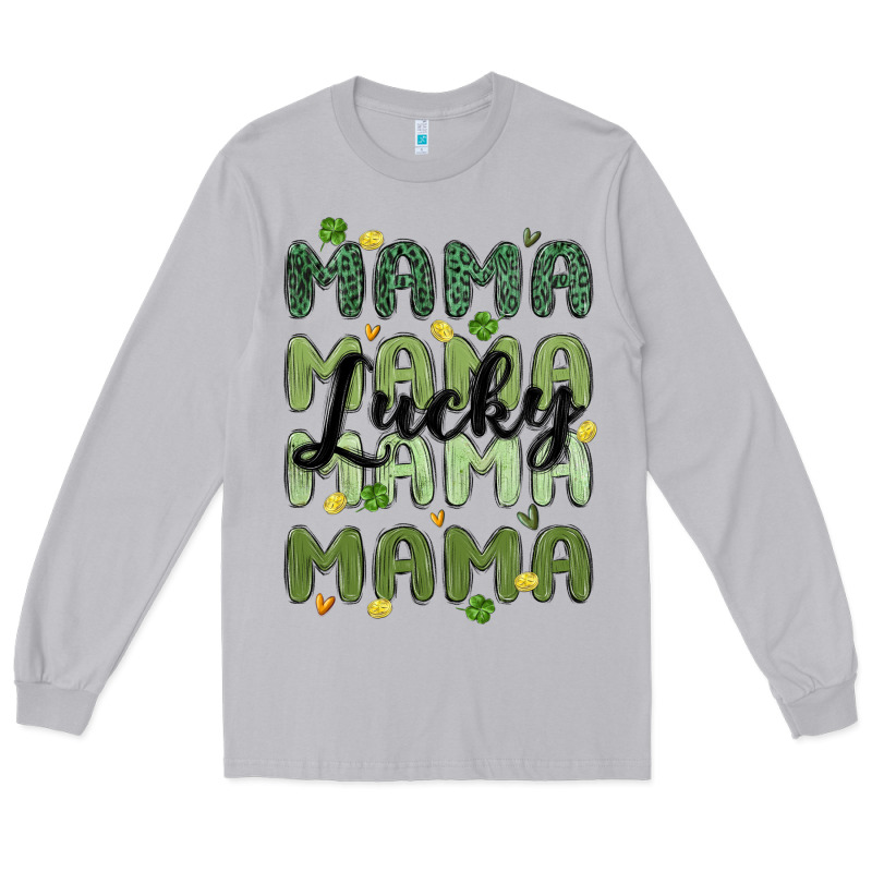 Lucky Mama Long Sleeve Tee by MaliasSmallBusiness | Teevron