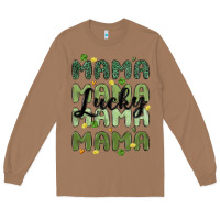 Toasted Coconut lucky mama Long Sleeve Tee - MaliasSmallBusiness