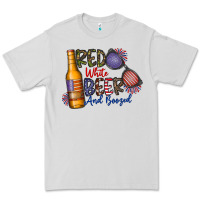 Dove Grey red white beer and boozed Premium Tee - CowhideDigitalArt