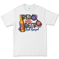 White red white beer and boozed Premium Tee - CowhideDigitalArt