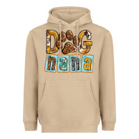 Dog Nana With Paw Heavyweight Hoodie | Teevron