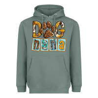 Sage Dog Nana with Paw Heavyweight Hoodie - texasbilliewilder