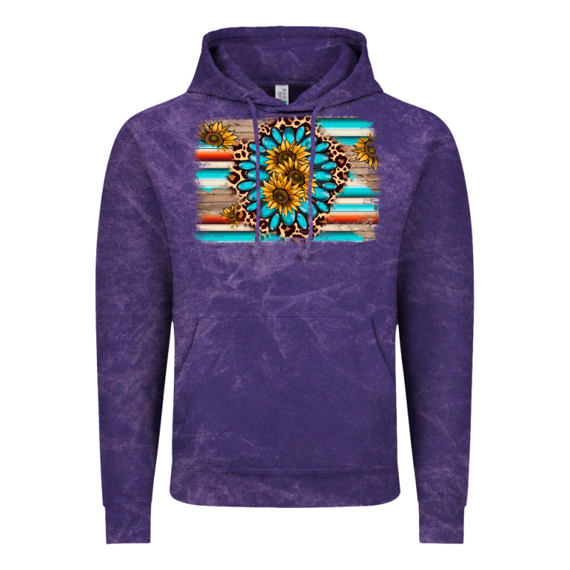 Gemstone Sunflower Background Vintage Hoodie by AdoDesignShop | Teevron