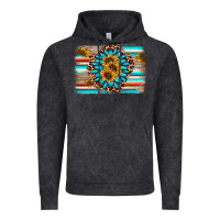 Vintage Black gemstone sunflower background Vintage Hoodie - AdoDesignShop