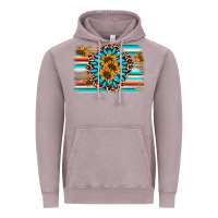 Vintage Zinc gemstone sunflower background Vintage Hoodie - AdoDesignShop