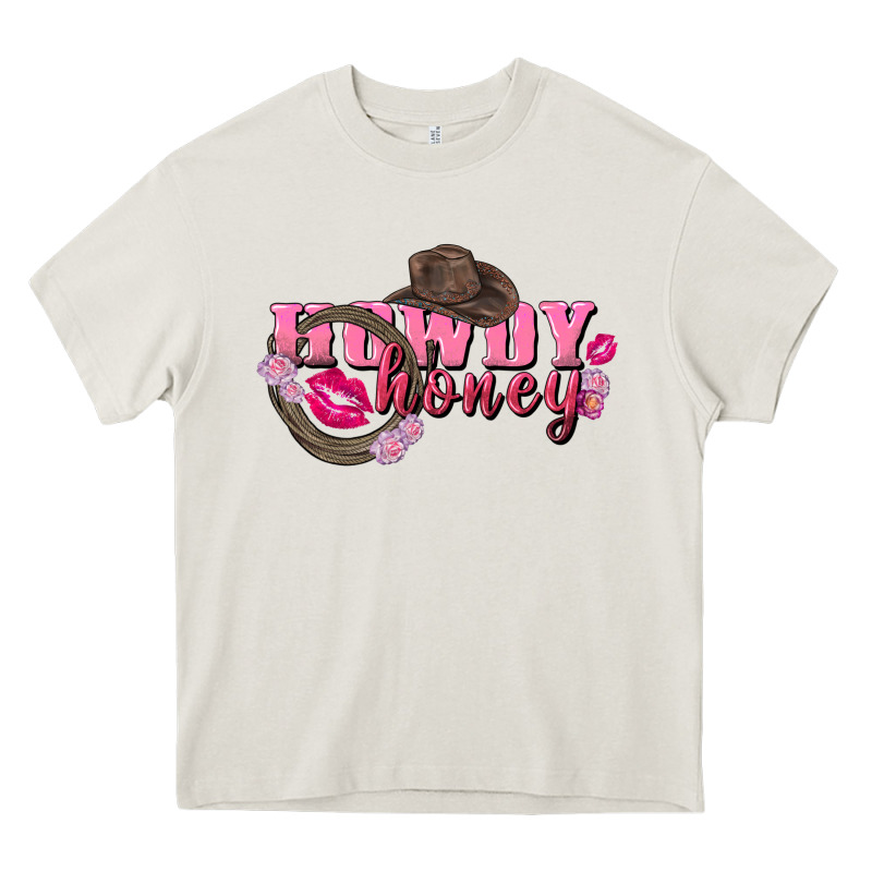 Howdy Honey Valentine's Day Heavy Core Tee by FaDigitalArtStudio | Teevron