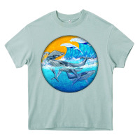 Arona humpback whale Heavy Core Tee - BarkalooDesign