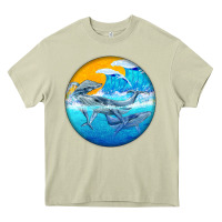 Mossy humpback whale Heavy Core Tee - BarkalooDesign