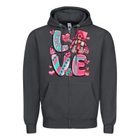 Smoke love with gnome Zipper Hoodie - LillyAllenDesigns