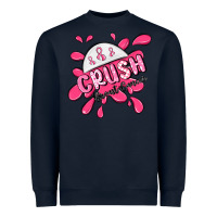 Navy crush breast cancer Heavyweight Sweatshirt - MaliasSmallBusiness