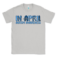 Moon Dust in april we wear blue autism awareness Classic Tee - MaliasSmallBusiness
