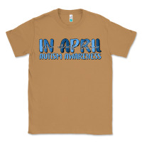 Toasted Coconut in april we wear blue autism awareness Classic Tee - MaliasSmallBusiness