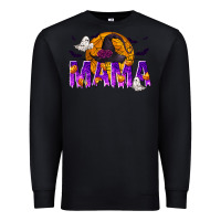 Black Halloween Mama Premium Sweatshirt - texasbilliewilder