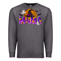 Charcoal Heather Halloween Mama Premium Sweatshirt - texasbilliewilder