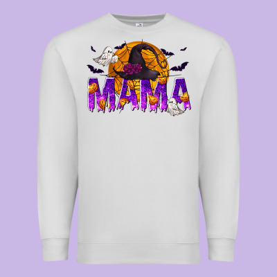 Halloween Mama Premium Sweatshirt Designed By Texasbilliewilder