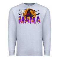 Heather Grey Halloween Mama Premium Sweatshirt - texasbilliewilder
