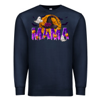 Navy Halloween Mama Premium Sweatshirt - texasbilliewilder