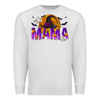 Oatmeal Heather Halloween Mama Premium Sweatshirt - texasbilliewilder
