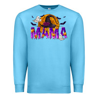 Ocean Blue Halloween Mama Premium Sweatshirt - texasbilliewilder